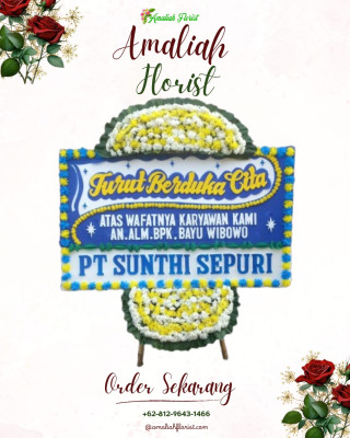 Papan Bunga Duka di Kampung Baru